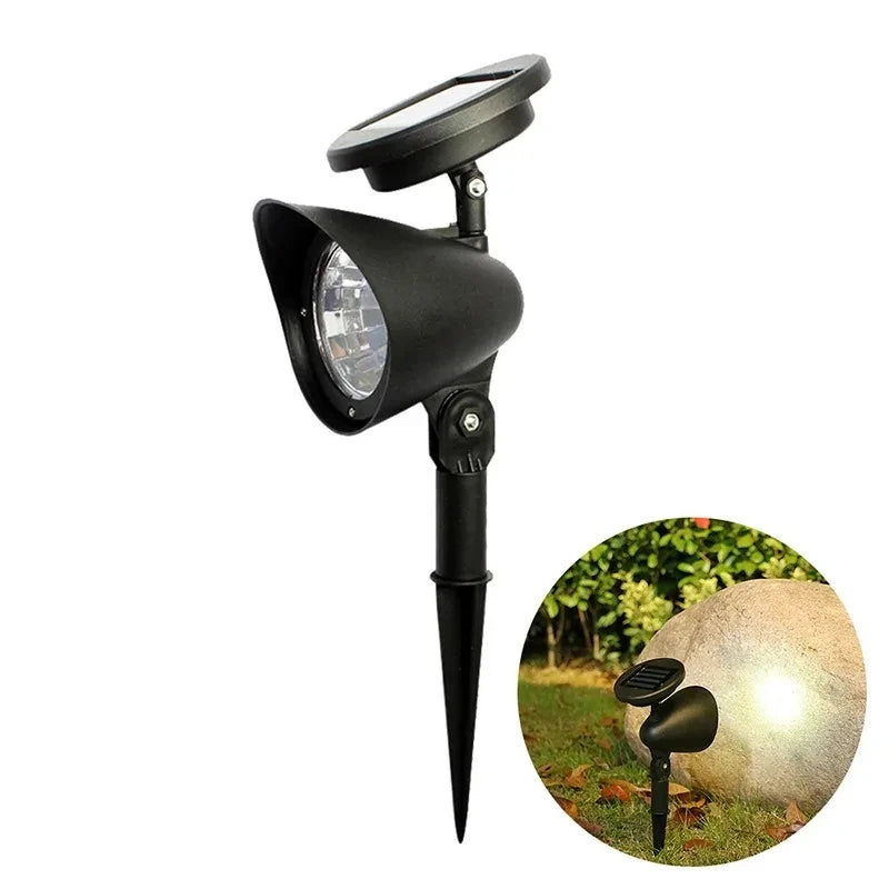 Unique Design 18 Led Rgb Spot Light Waterproof Garden Led Solar Stake