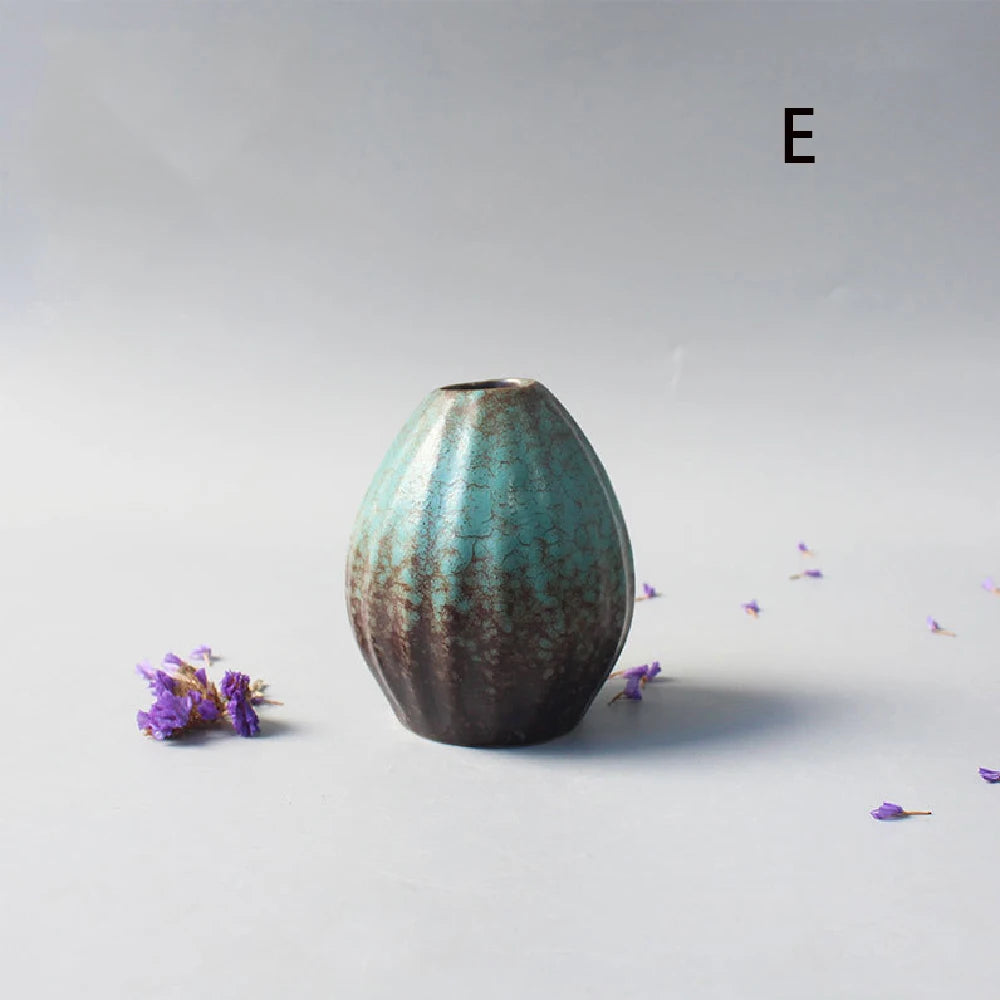 Ceramic Small flower Vase Home Decoration Crafts Tabletop Ornament