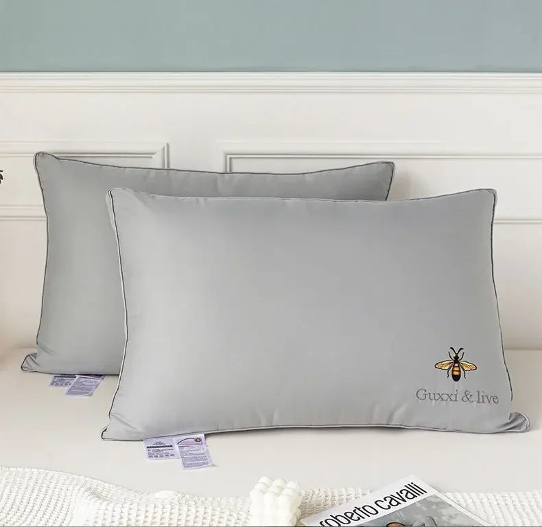 100% Cotton Soy Fiber Pillow Core Cotton Washable Pillows Grade A Low Pillow