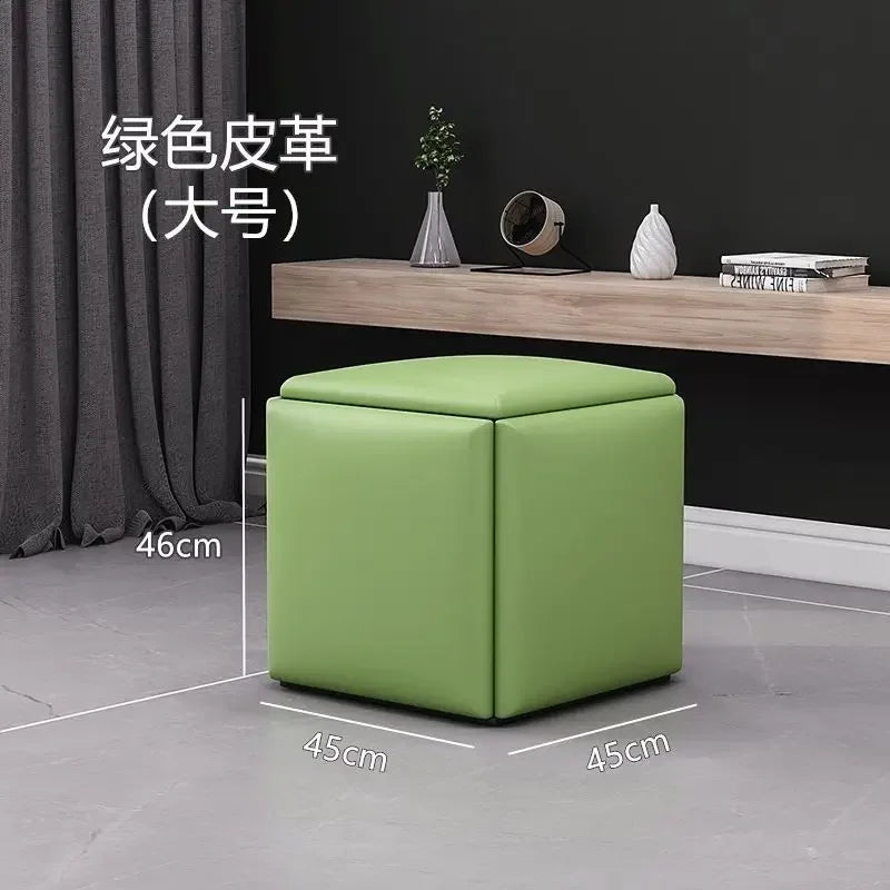 Multifunctional Sofa Stool Iron Foldable Living Room Furniture Home Rubik's Cube