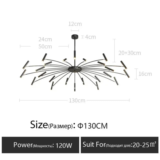 Minimalist Ceiling Chandelier G9 Light Fixtures 110V/220V Home Interior
