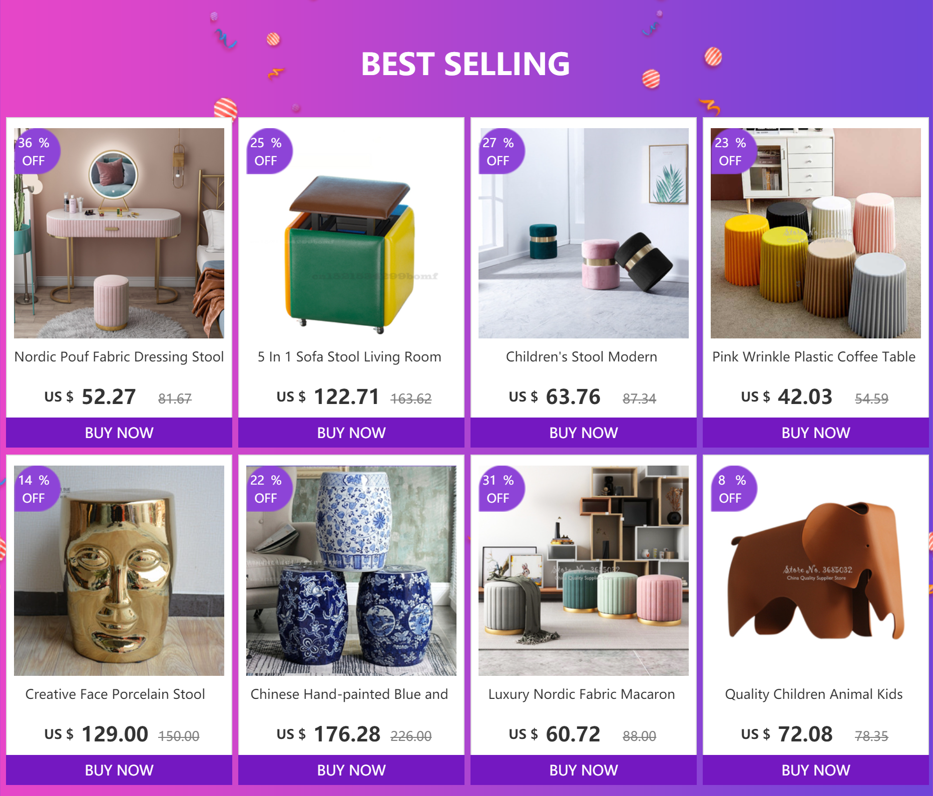 Multifunctional Sofa Stool Iron Foldable Living Room Furniture Home Rubik's Cube