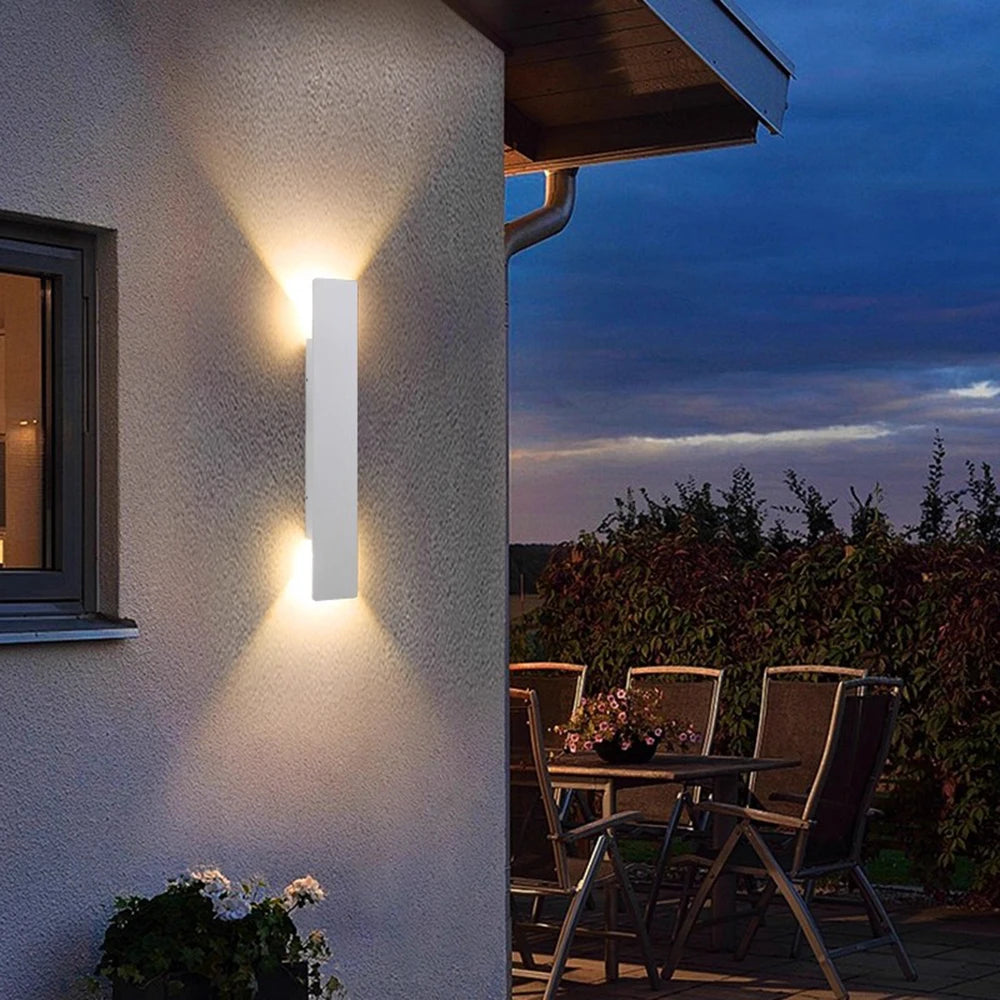 Modern LED Wall Lamp Outdoor/Indoor Wall Lamp 110V 220V Straight Strip Lamp
