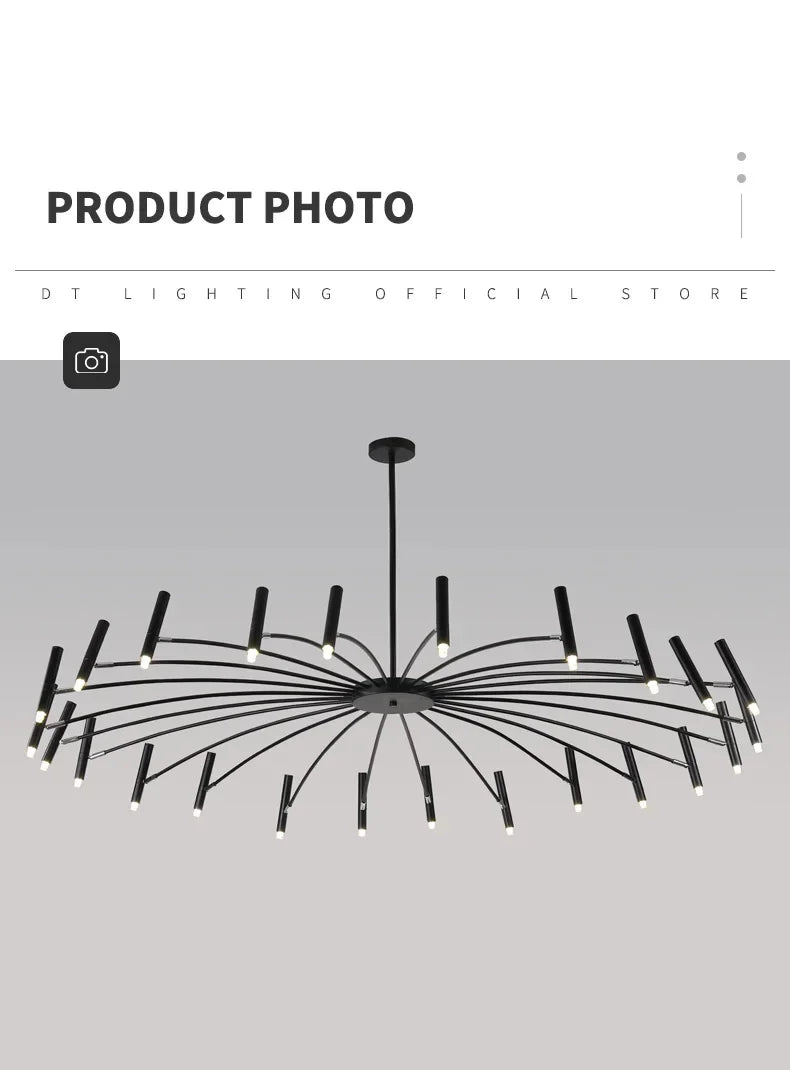 Minimalist Ceiling Chandelier G9 Light Fixtures 110V/220V Home Interior