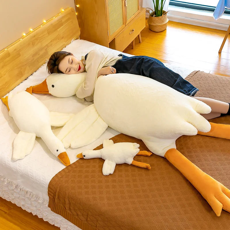 Baby Goose Stuffed Animal Throw Pillow