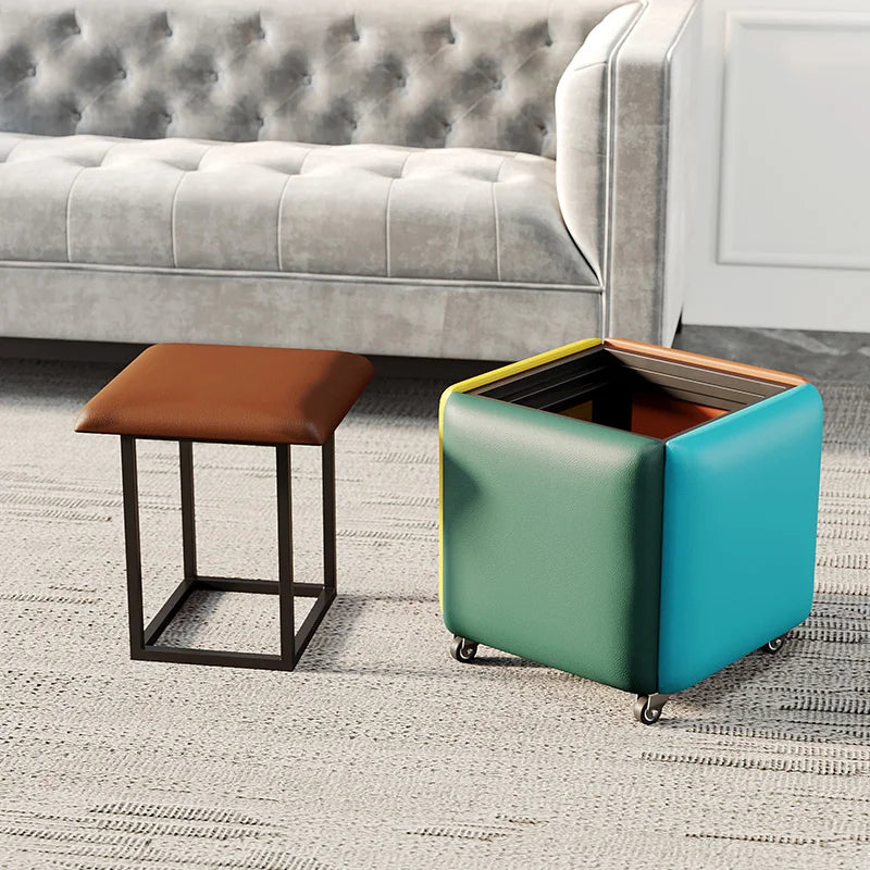 Nordic 5 in 1 Sofa Soft Stool, Creative Home, Rubik's Cube Combination