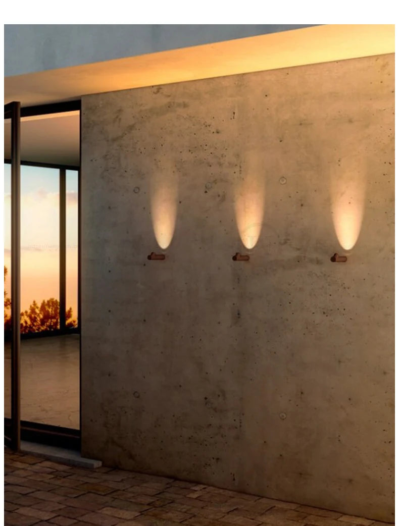 6W COB Waterproof AC85-265V Surface Mounted LED Wall Light Modern Luminaire