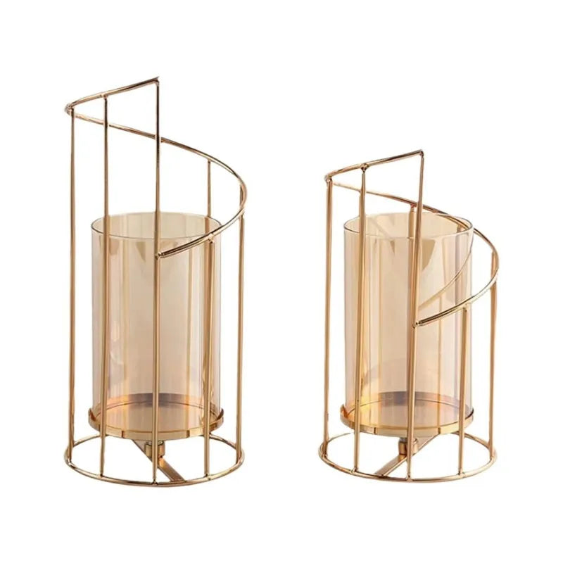 Metal Candle Holder Wedding Festival Home Decoration Bar Dinner Romantic
