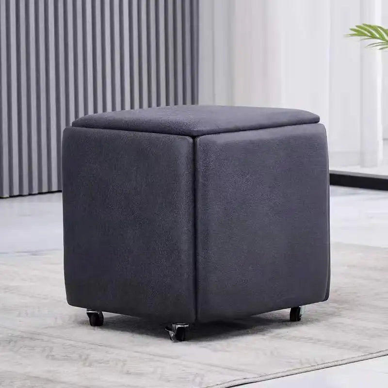Nordic 5 in 1 Sofa Soft Stool, Creative Home, Rubik's Cube Combination