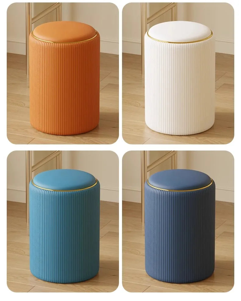 Bedroom Furniture Cream wind storage makeup stool vanity chair vanity stool