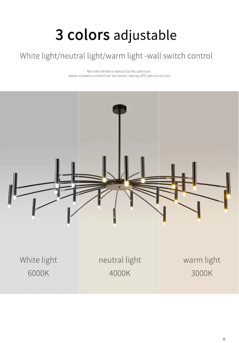 Minimalist Ceiling Chandelier G9 Light Fixtures 110V/220V Home Interior