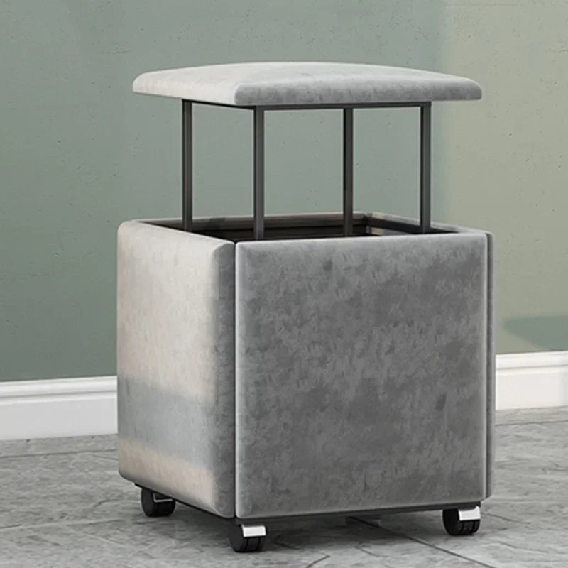 Multifunctional Sofa Stool Iron Foldable Living Room Furniture Home Rubik's Cube