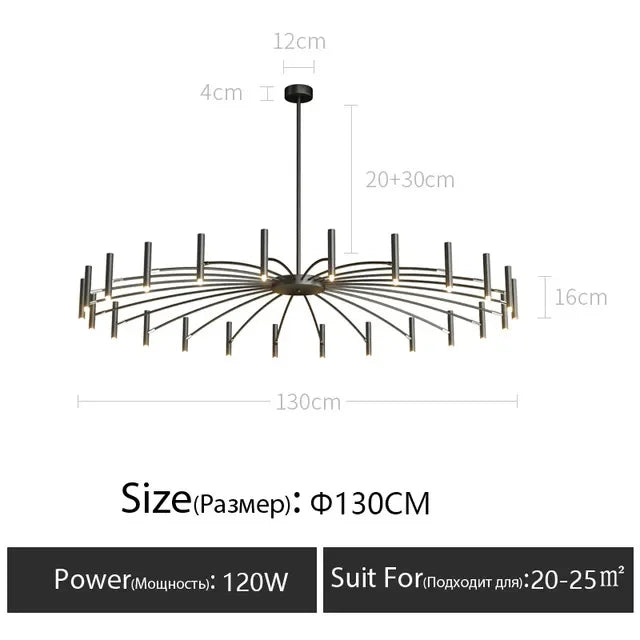 Minimalist Ceiling Chandelier G9 Light Fixtures 110V/220V Home Interior