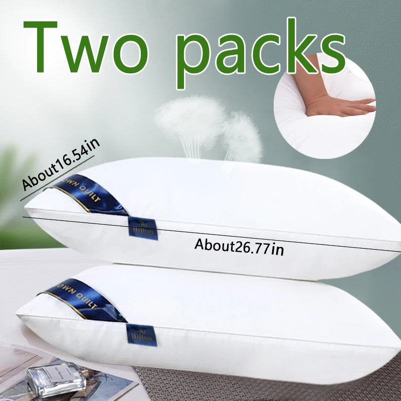 Wholesale Healthy Sleep Bed Sleeping Luxury Hotel Hilton Leisure Pillow