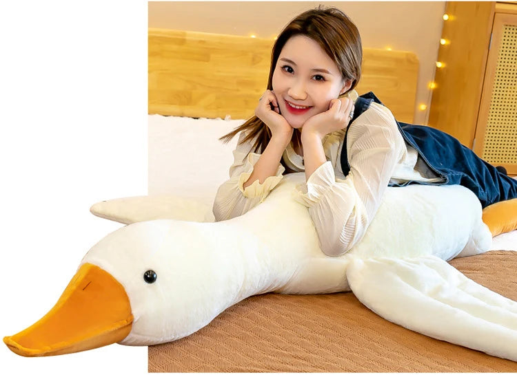 Baby Goose Stuffed Animal Throw Pillow