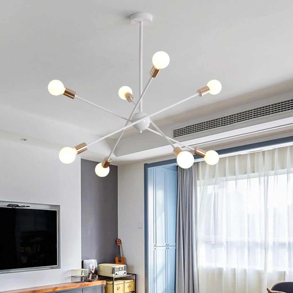 Modern LED Ceiling Chandelier Light Living Room Bedroom Lighting Decor