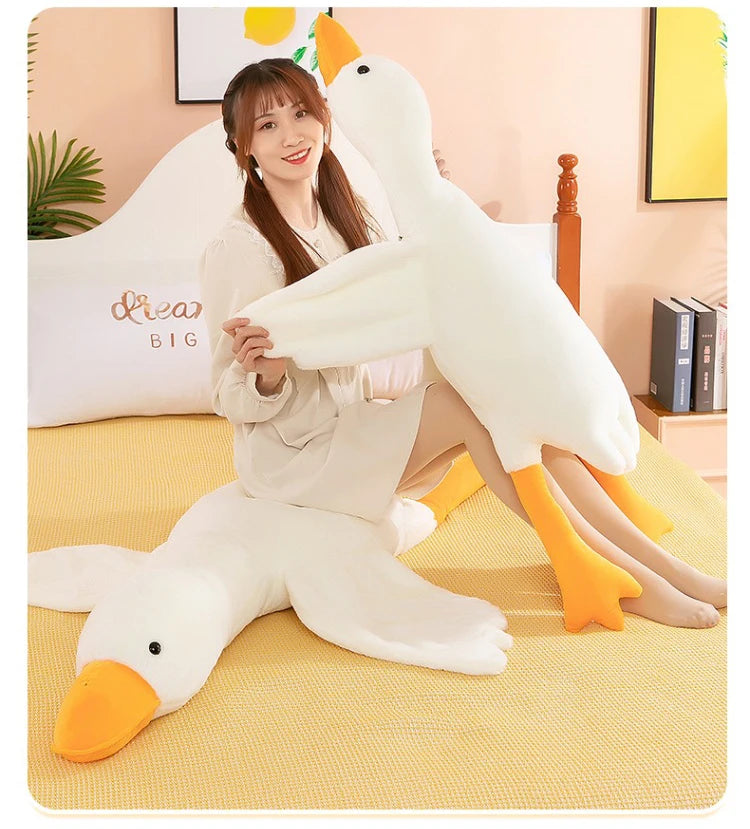 Baby Goose Stuffed Animal Throw Pillow