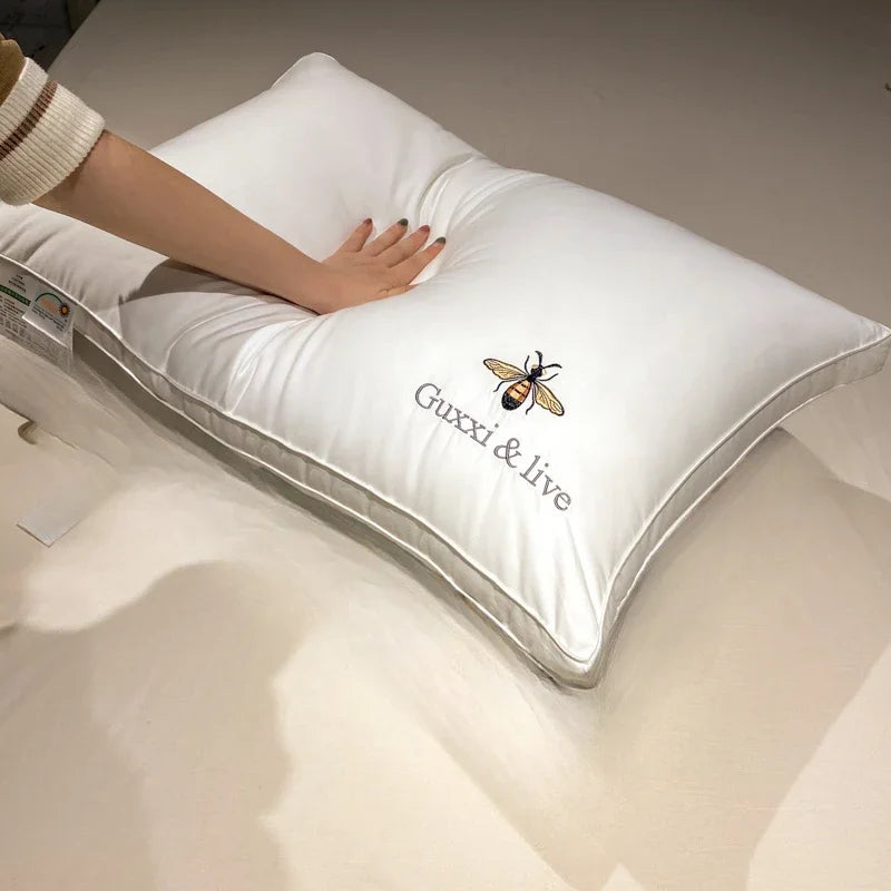 100% Cotton Soy Fiber Pillow Core Cotton Washable Pillows Grade A Low Pillow