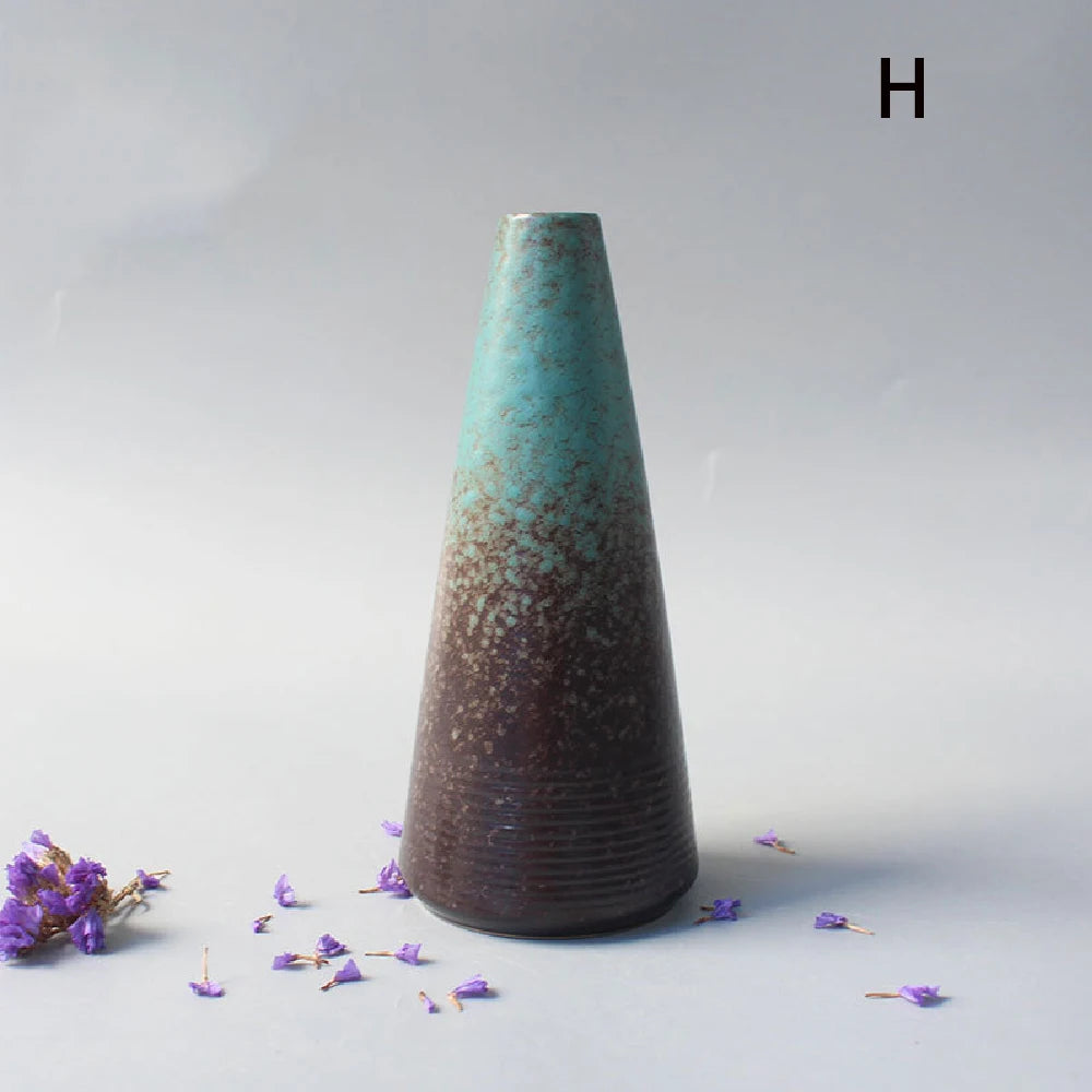 Ceramic Small flower Vase Home Decoration Crafts Tabletop Ornament