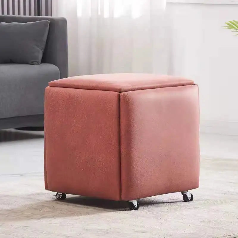 Nordic 5 in 1 Sofa Soft Stool, Creative Home, Rubik's Cube Combination