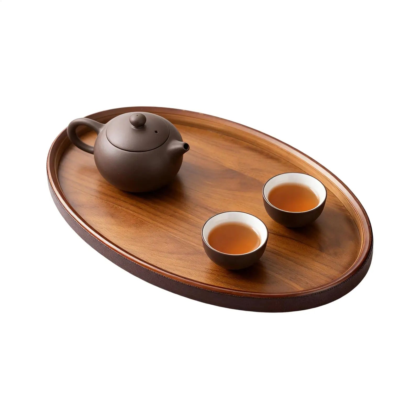 Wooden Serving Trays Oval Display Retro Home Decor Decorative Wooden Trays