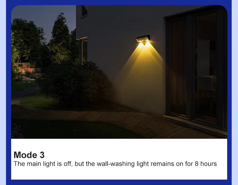 Solar Lighting Wall Light Super Bright 38 Led Motion Sensor Wall Lamp