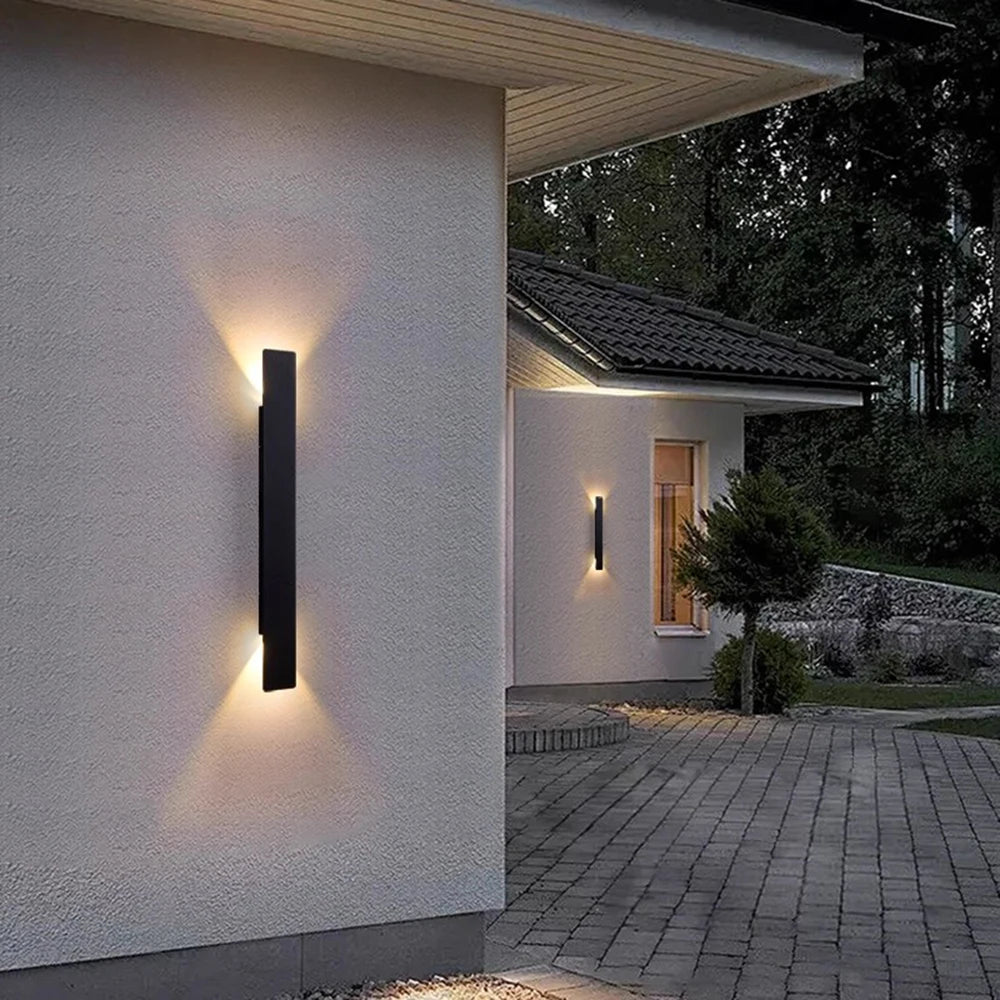 Modern LED Wall Lamp Outdoor/Indoor Wall Lamp 110V 220V Straight Strip Lamp