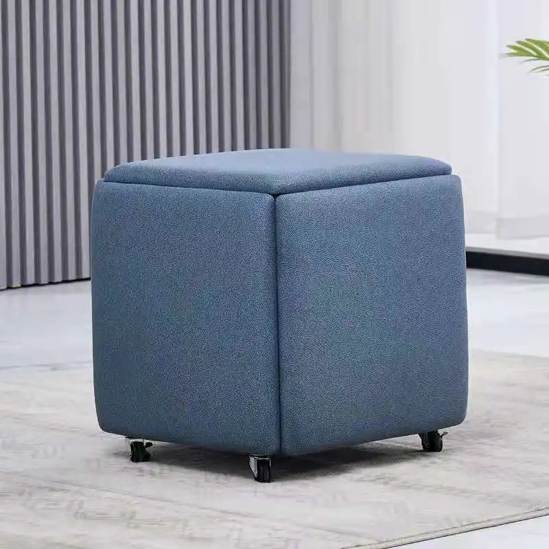 Nordic 5 in 1 Sofa Soft Stool, Creative Home, Rubik's Cube Combination