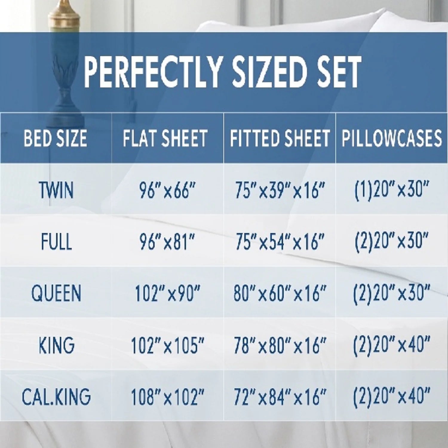 Bamboo Bed Sheet Set — 5 Sizes, 4 Colors