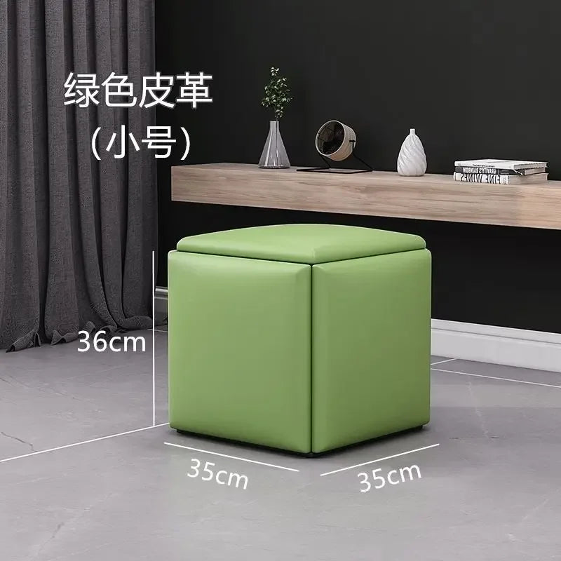 Multifunctional Sofa Stool Iron Foldable Living Room Furniture Home Rubik's Cube