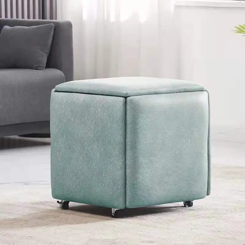 Nordic 5 in 1 Sofa Soft Stool, Creative Home, Rubik's Cube Combination