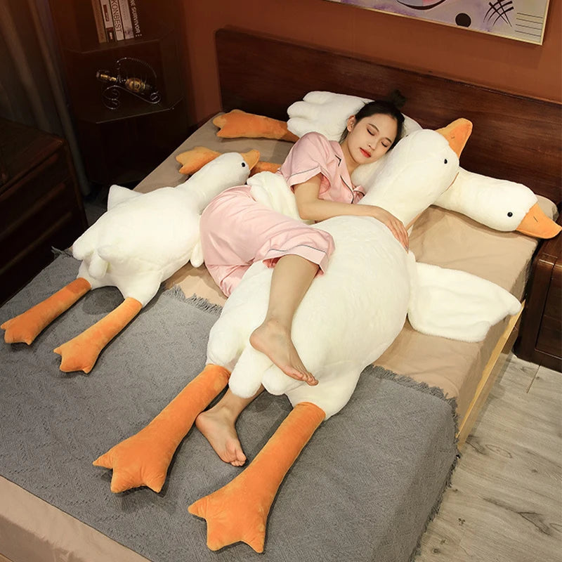 Baby Goose Stuffed Animal Throw Pillow