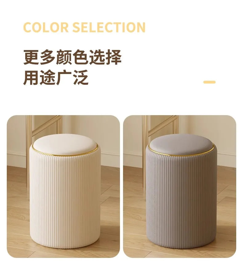 Bedroom Furniture Cream wind storage makeup stool vanity chair vanity stool