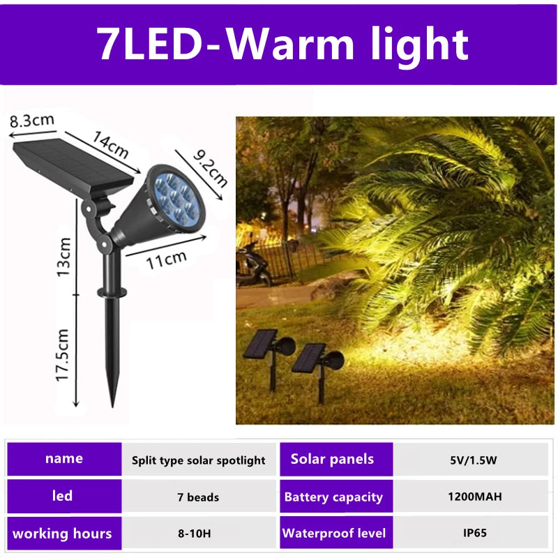Unique Design 18 Led Rgb Spot Light Waterproof Garden Led Solar Stake