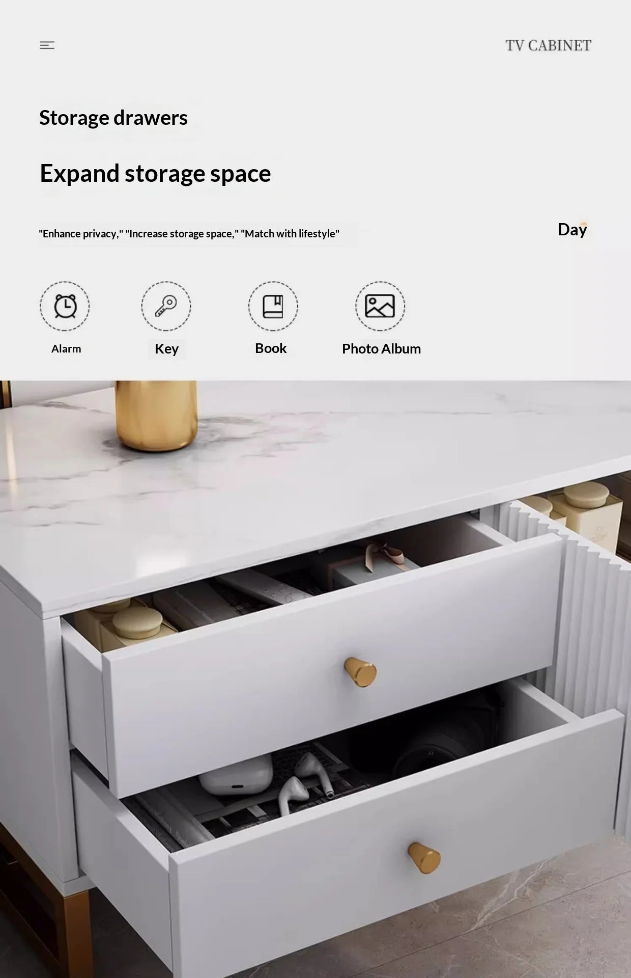 Modern Floor Standing TV Stand Cabinet Storage Console Living Room Tv Stand