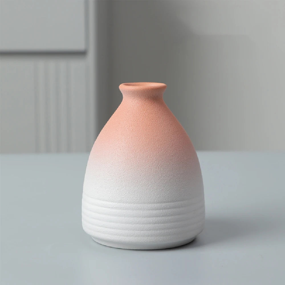 Ceramic Small flower Vase Home Decoration Crafts Tabletop Ornament