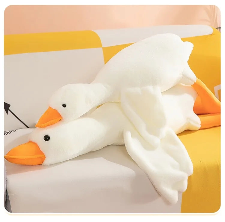 Baby Goose Stuffed Animal Throw Pillow