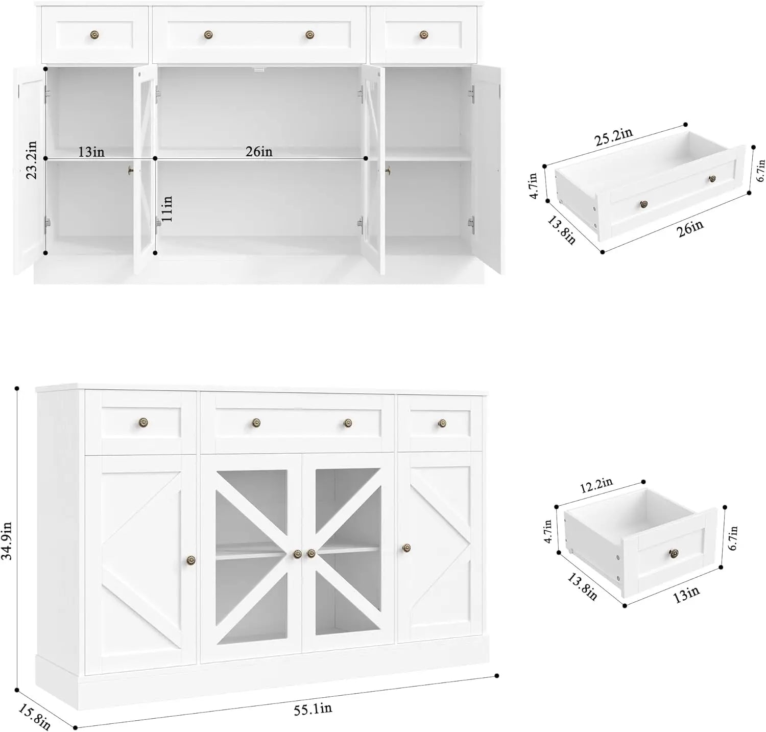 Hot sales Buffet Sideboard 55
