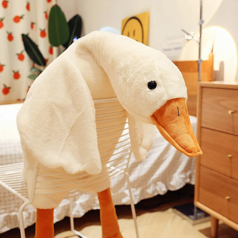 Baby Goose Stuffed Animal Throw Pillow
