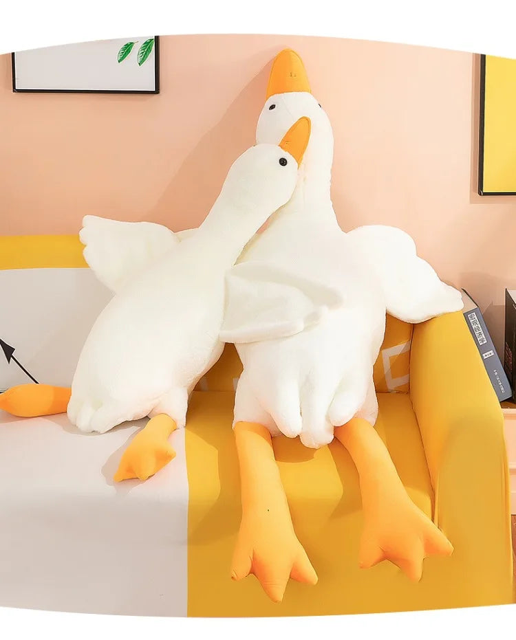 Baby Goose Stuffed Animal Throw Pillow