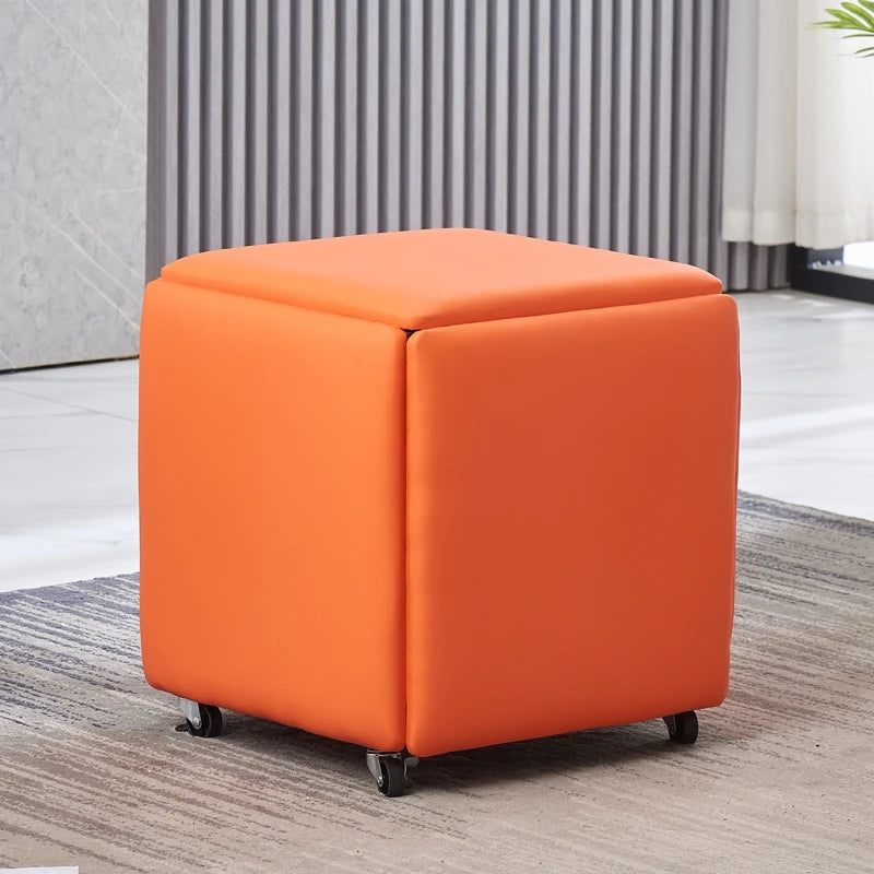 Nordic 5 in 1 Sofa Soft Stool, Creative Home, Rubik's Cube Combination